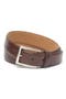 Feather Edge Leather Strap Belt