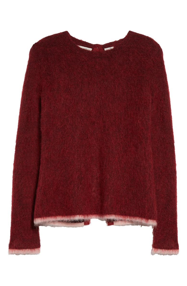 ZANKOV Taisa Split Back Sweater, Alternate, color,