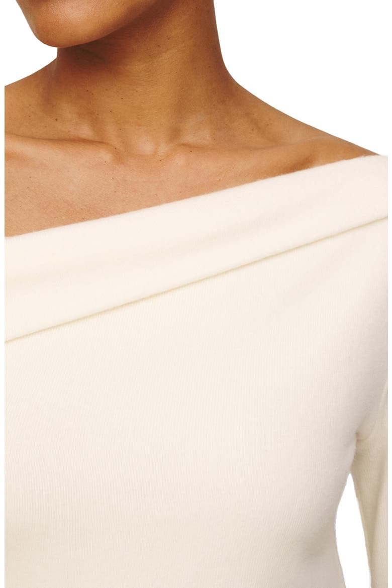Elio One-Shoulder Top, Alternate, color, FIOR DI LATTE