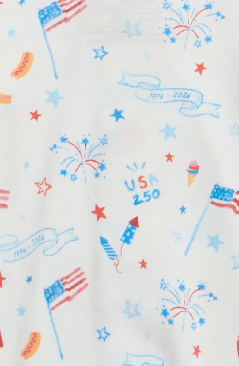 Magnetic Me USA 250 Ruffle Magnetic Footie, Alternate, color, Usa 250