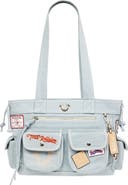 True Religion Multipatch Denim Tote
