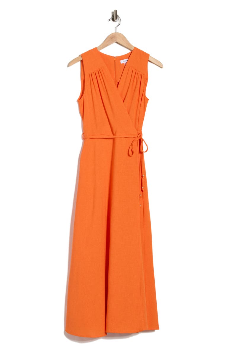 Aerowash Faux Wrap Maxi Dress, Alternate, color, STARBURST