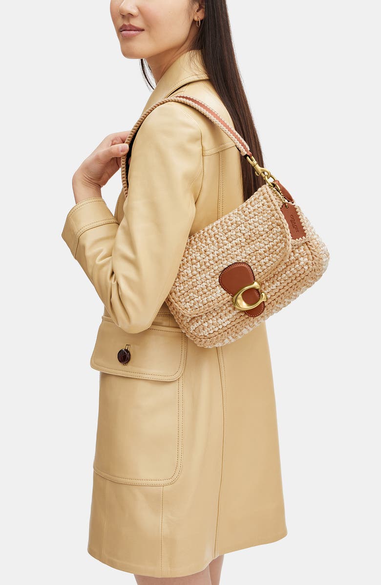 COACH Tabby Soft Crochet Shoulder Bag, Alternate, color,