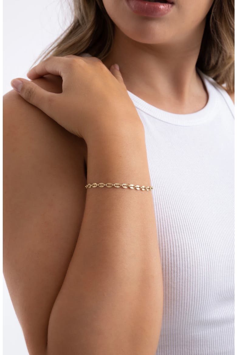 Chloe Chain Bracelet, Alternate, color, GOLD