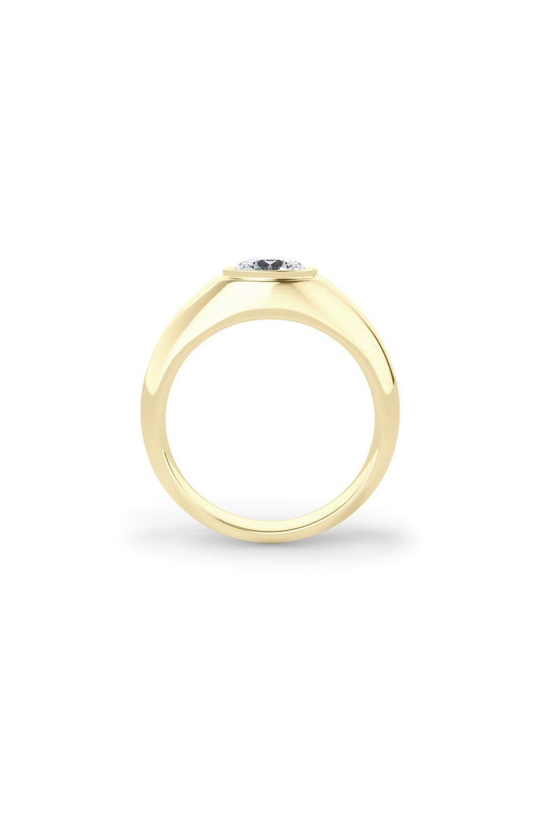 Men's Round Brilliant Lab Created Diamond Ring, Alternate, color, 18K YELLOW GOLD 3 CTW