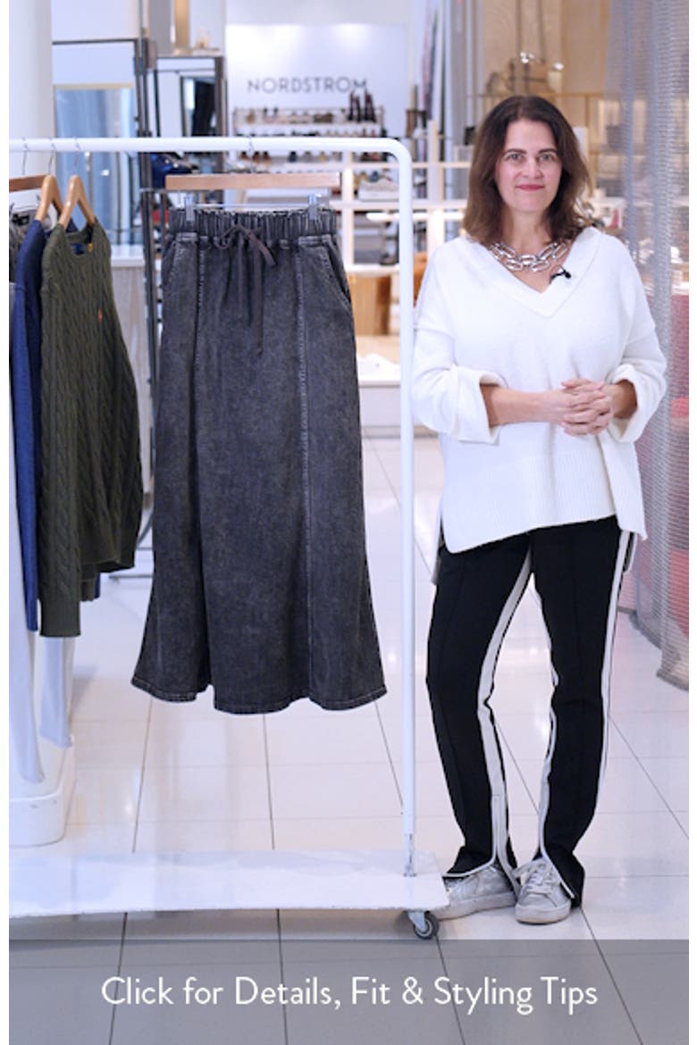 Tie Waist Denim Skirt video