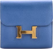 Pre-Owned Hermes Constance Wallet Epsom Compact