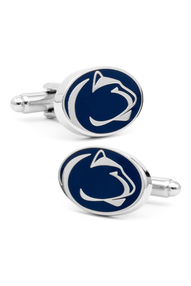Penn State University Cuff Links, Main, color, BLUE