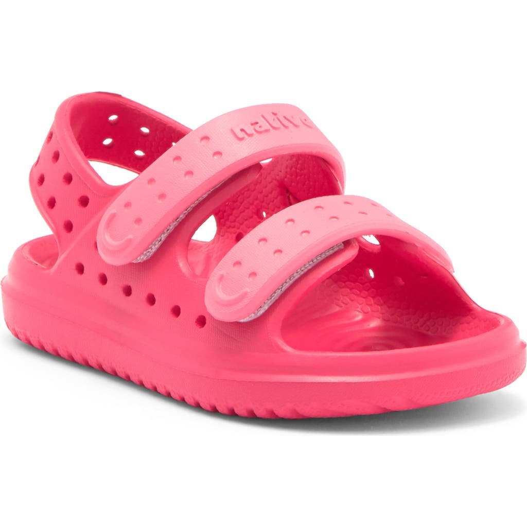 Native Shoes Chase Sugarlite Slingback Sandal In Popisicle Pink/flamingo Pink