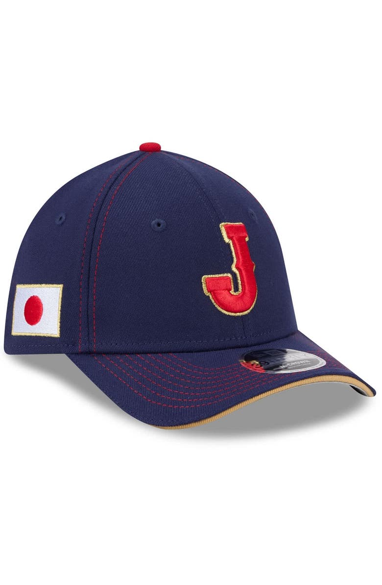 New Era Men's New Era  Navy Japan Baseball 2026 World Baseball Classic M-Crown 39THIRTY Flex Hat, Main, color, Navy