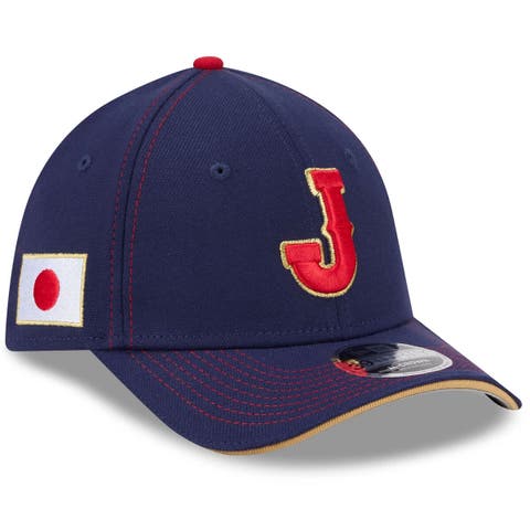 Men's New Era  Navy Japan Baseball 2026 World Baseball Classic M-Crown 39THIRTY Flex Hat