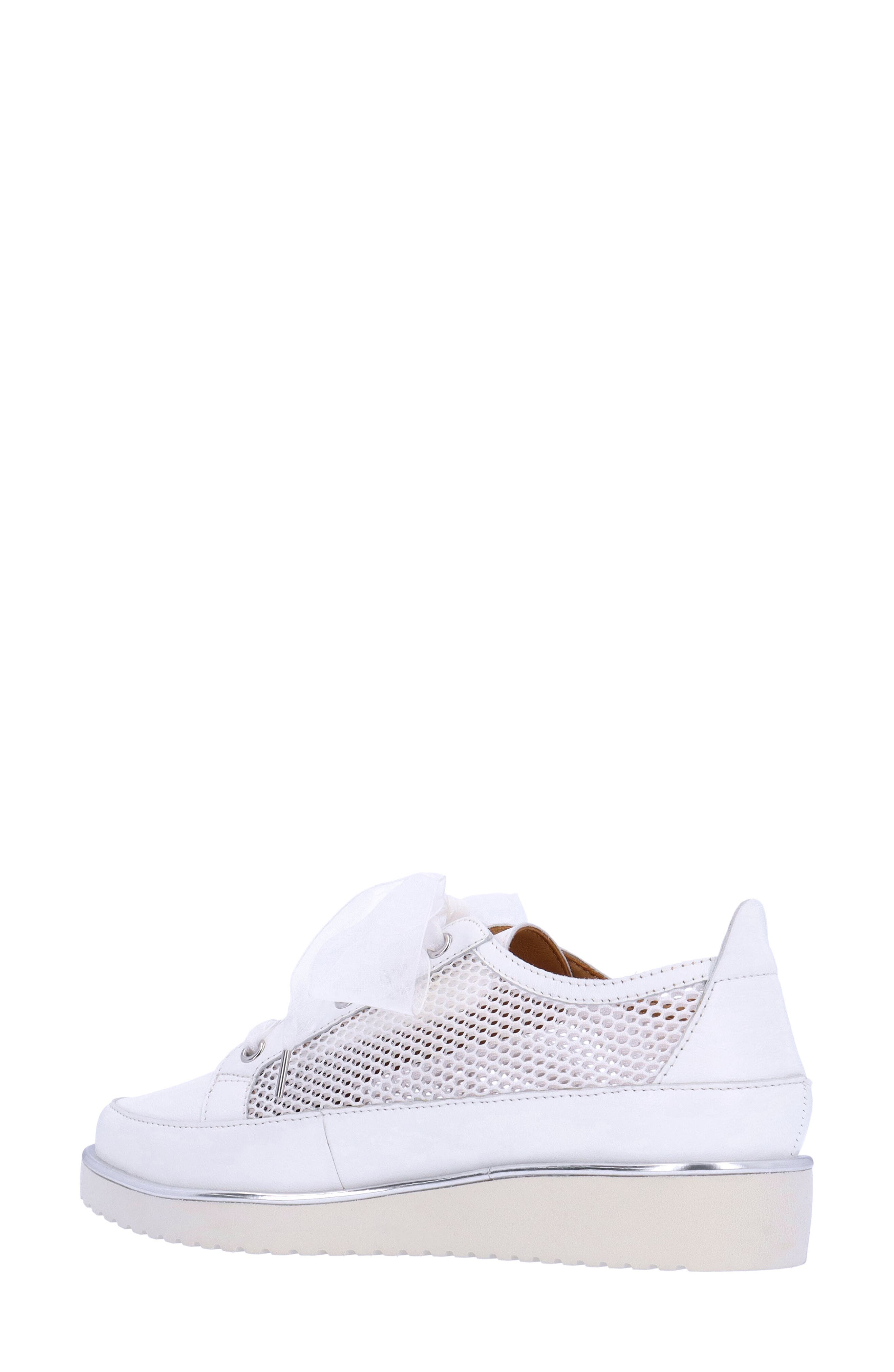 Zafira Mixed Media Derby, Alternate, color, WHITE