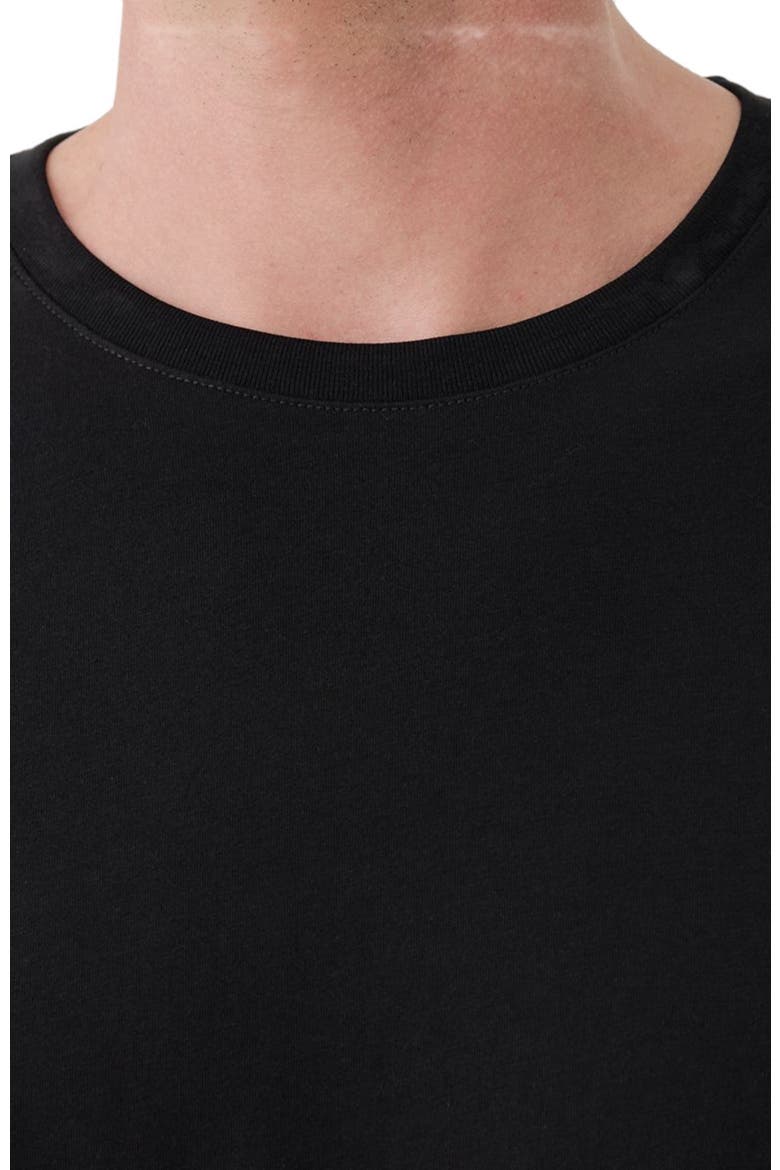 Organic Cotton Softspun Crew Neck Tee, Alternate, color, Black
