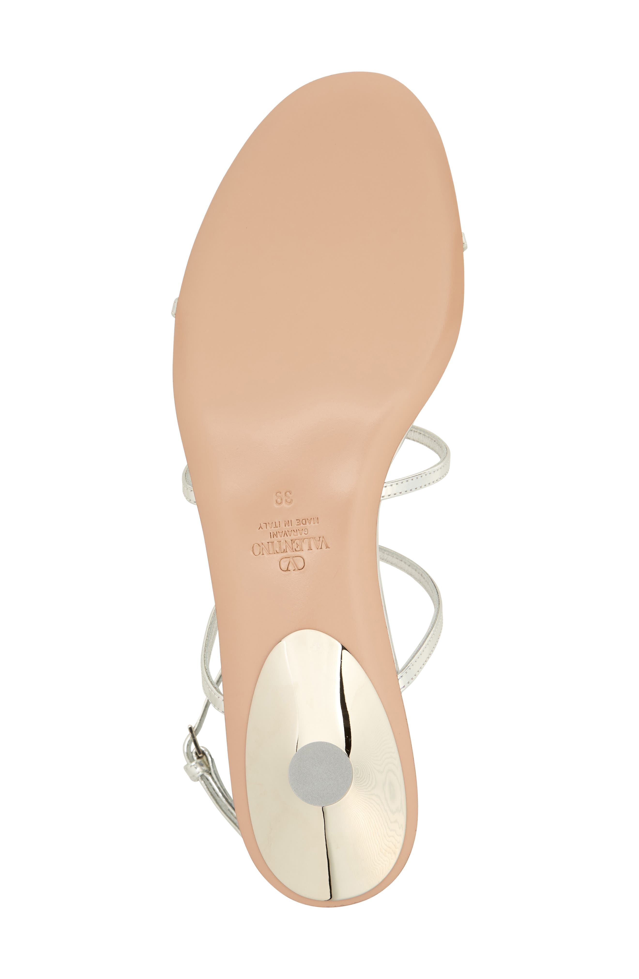 Valentino Garavani Rockstud Wispy T-Strap Sandal, Alternate, color, 