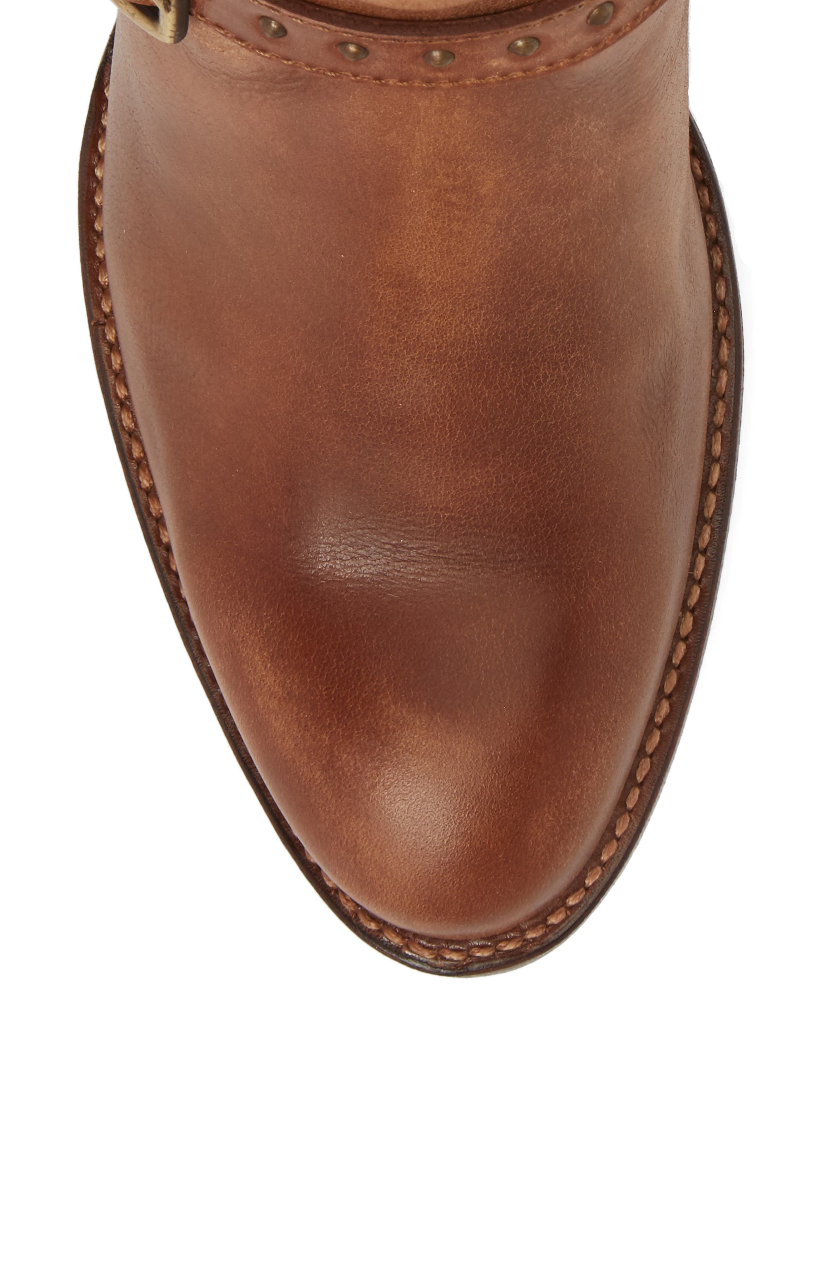 Serra Harness Bootie, Alternate, color, COGNAC LEATHER