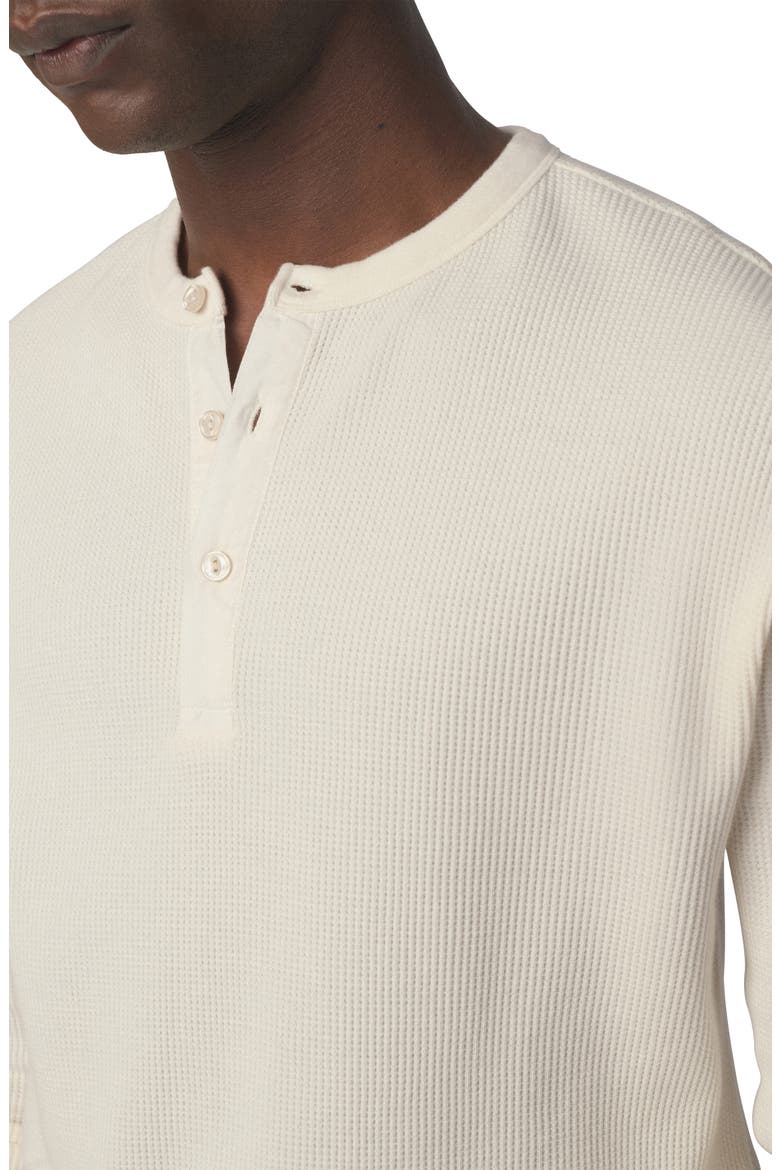 Long Sleeve Waffle Henley T-Shirt, Alternate, color, ECRU