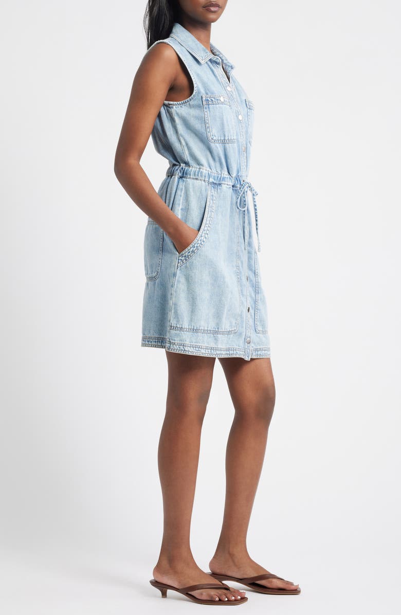 Rails Erica Sleeveless Denim Minidress, Alternate, color, 