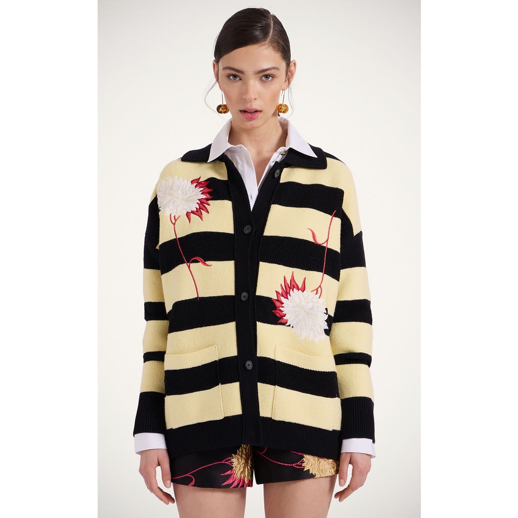La Doublej Derby Cardigan In Brown