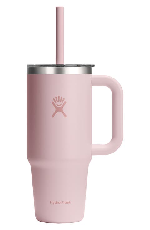 24-Ounce Clear Lid Travel Tumbler