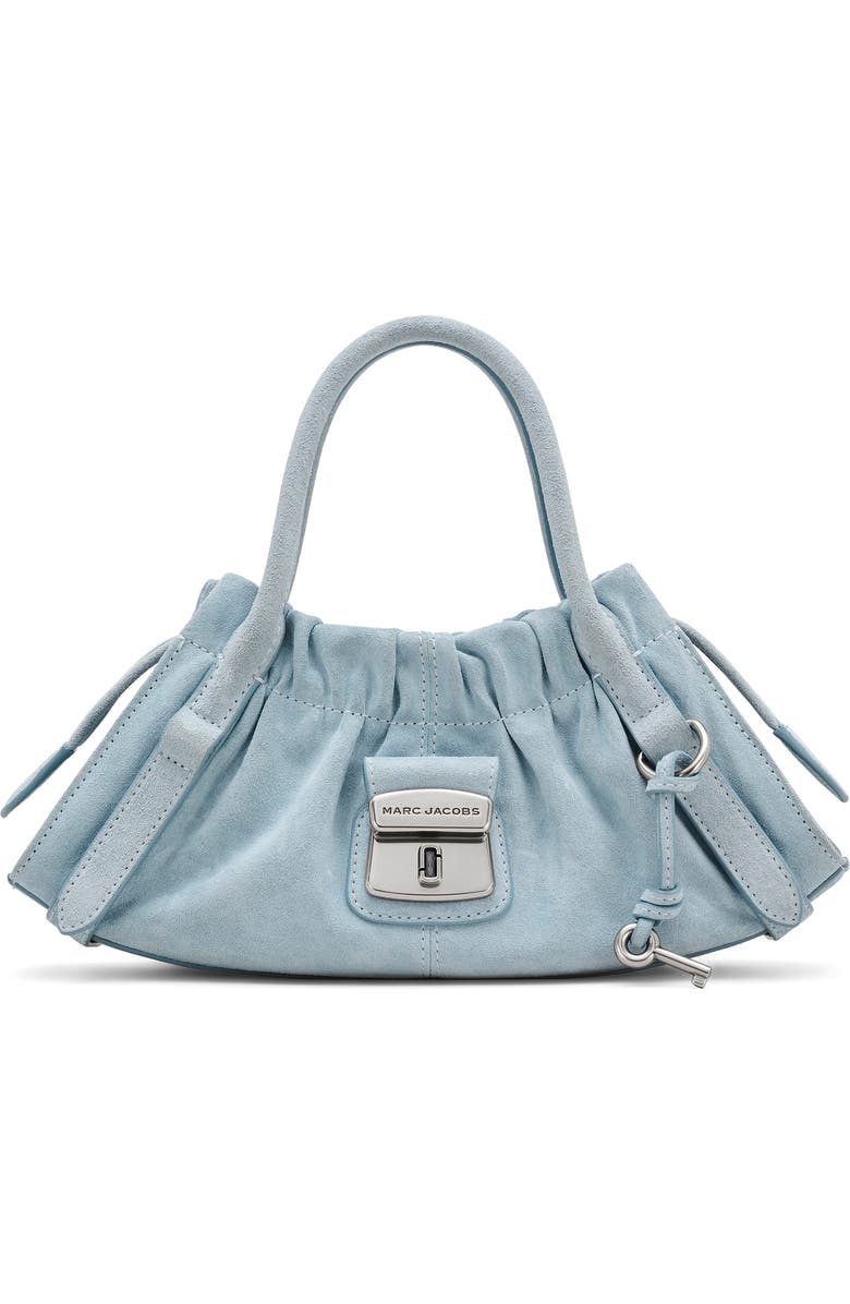 Marc Jacobs The Small Suede Satchel, Main, color, Blue Mist