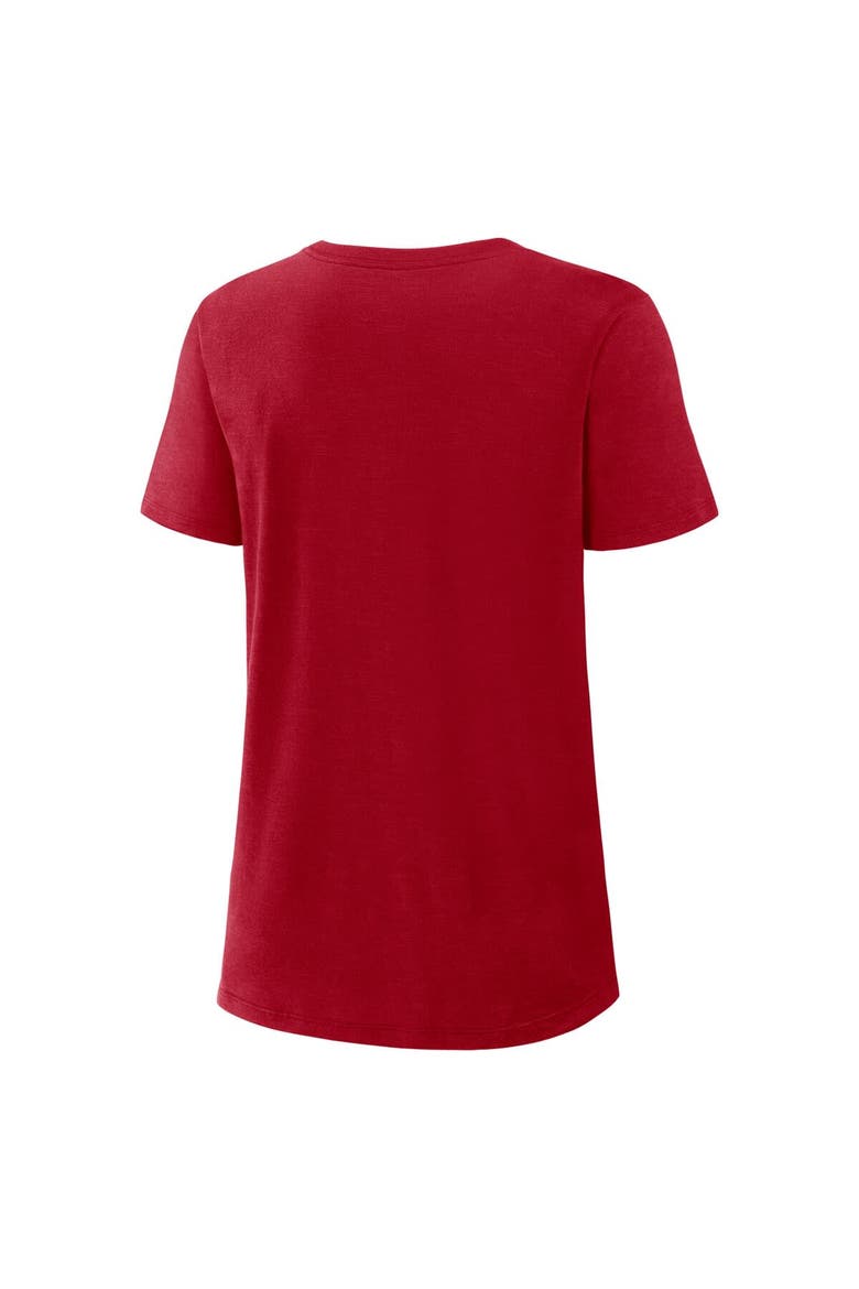 Women's Nike Scarlet San Francisco 49ers 2025 Rivalries Collection Slub Dri-FIT T-Shirt, Alternate, color, Scarlet