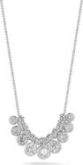 GLAZE JEWELRY Cubic Zirconia Charm Frontal Necklace