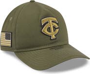 New Era Men's New Era Olive Minnesota Twins 2026 Armed Forces Day 9TWENTY Adjustable Hat