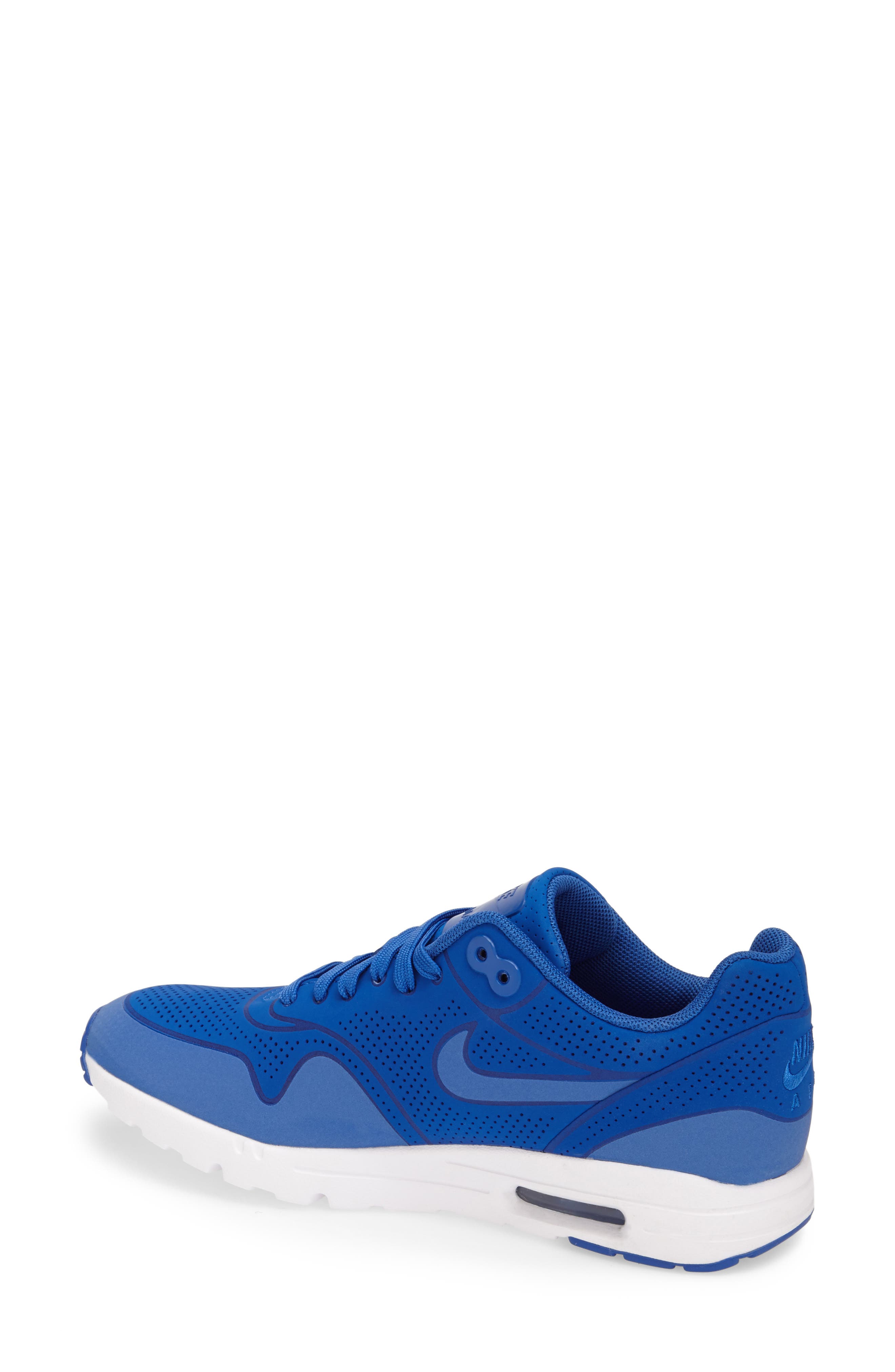 'Air Max 1 - Ultra Moire' Sneaker, Alternate, color, ROYAL/ WHITE