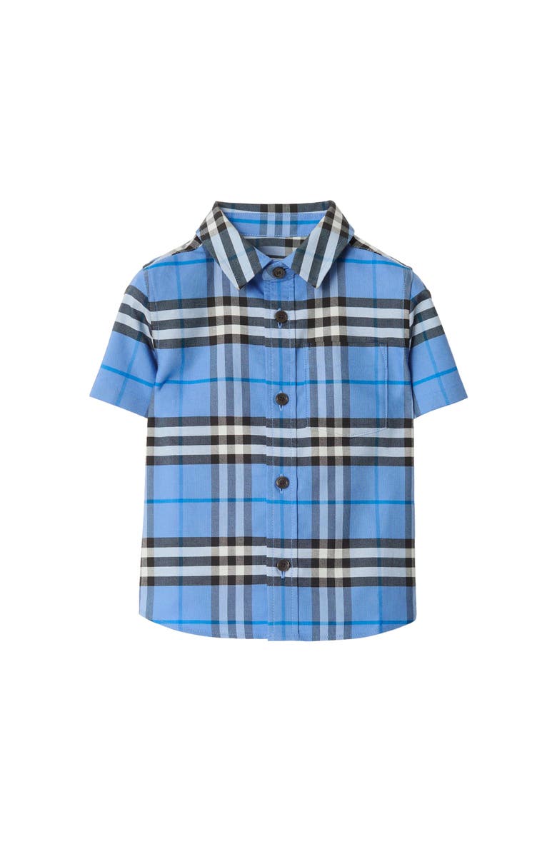 Burberry Check Cotton Oxford Shirt, Main, color, 