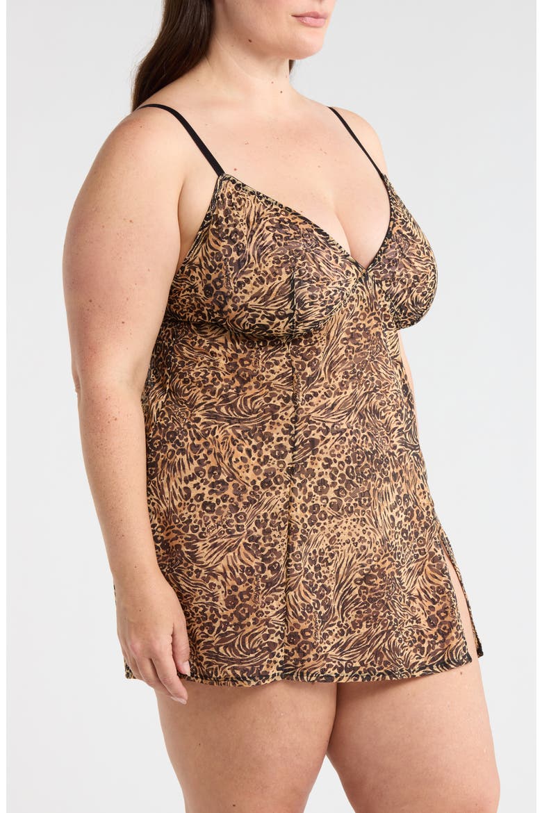 Signature Script Slip, Alternate, color, CARAMEL BEIGE SAVAGE INSTINCTS