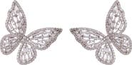 EYE CANDY LOS ANGELES CZ Butterfly Earrings
