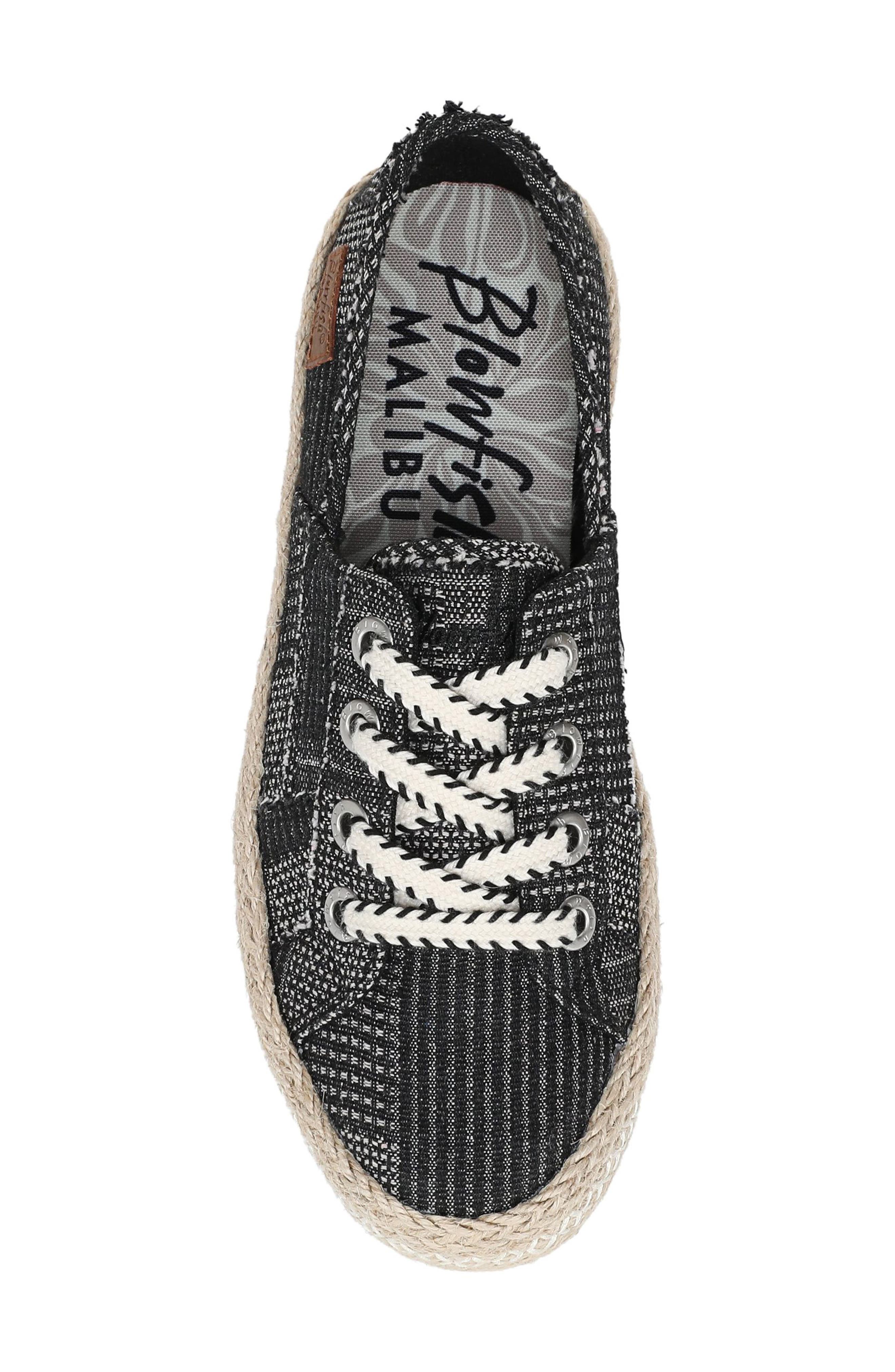 Blowfish Malibu Buenos Espadrille Sole Sneaker, Alternate, color, Black