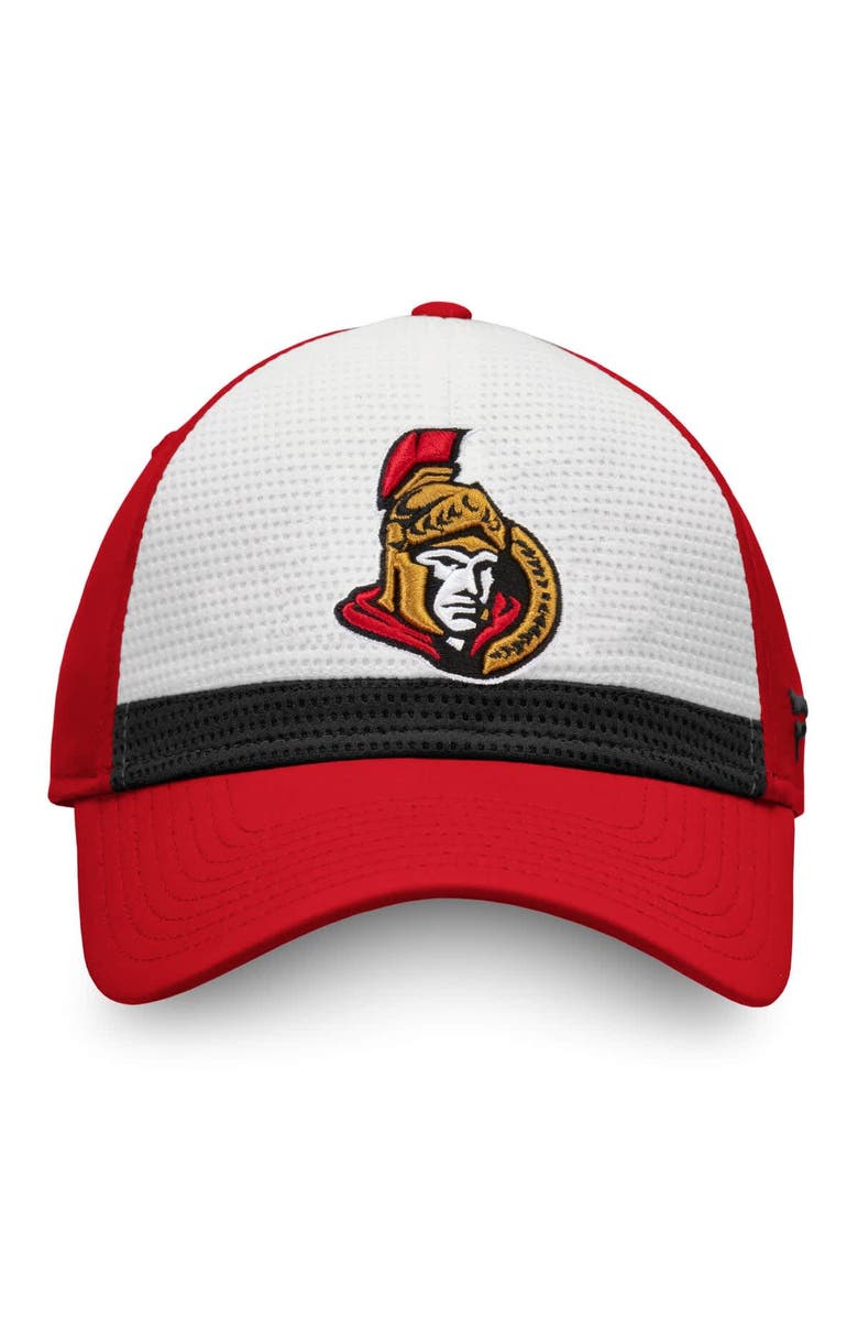 FANATICS Men's Fanatics White/Red Ottawa Senators Breakaway Current Jersey Flex Hat, Alternate, color, 