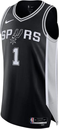 Nike Men's Nike Victor Wembanyama Black San Antonio Spurs