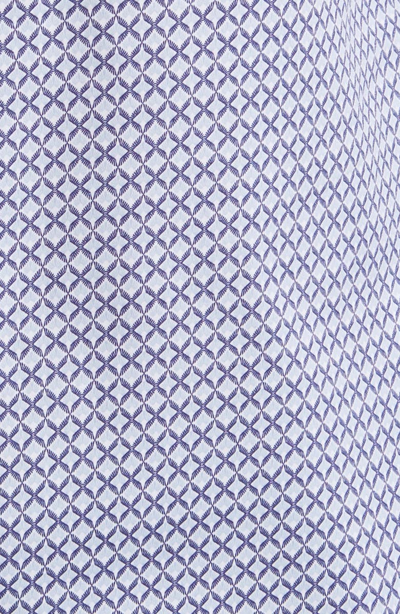 Ted Baker London Strine Slim Fit Geo Print Button-Up Shirt, Alternate, color, 