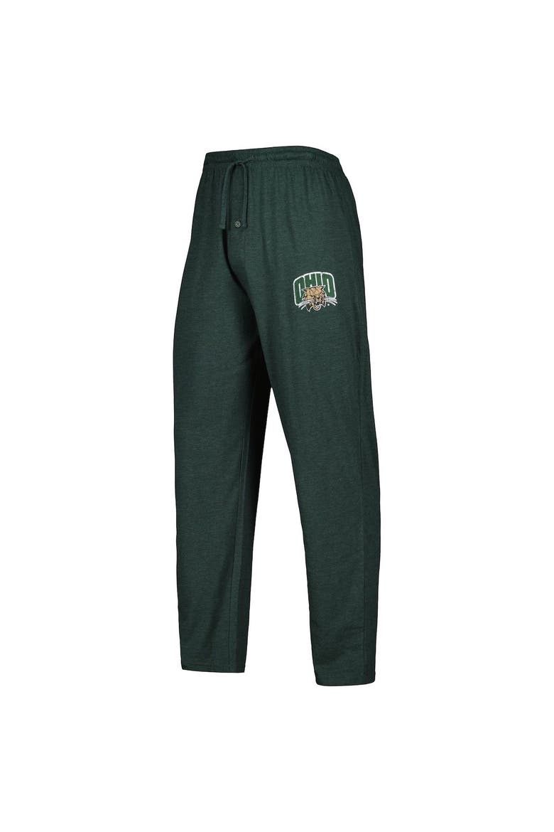 Men's Concepts Sport Green/Charcoal Ohio Bobcats Meter Long Sleeve T-Shirt & Pants Sleep Set, Alternate, color, Green