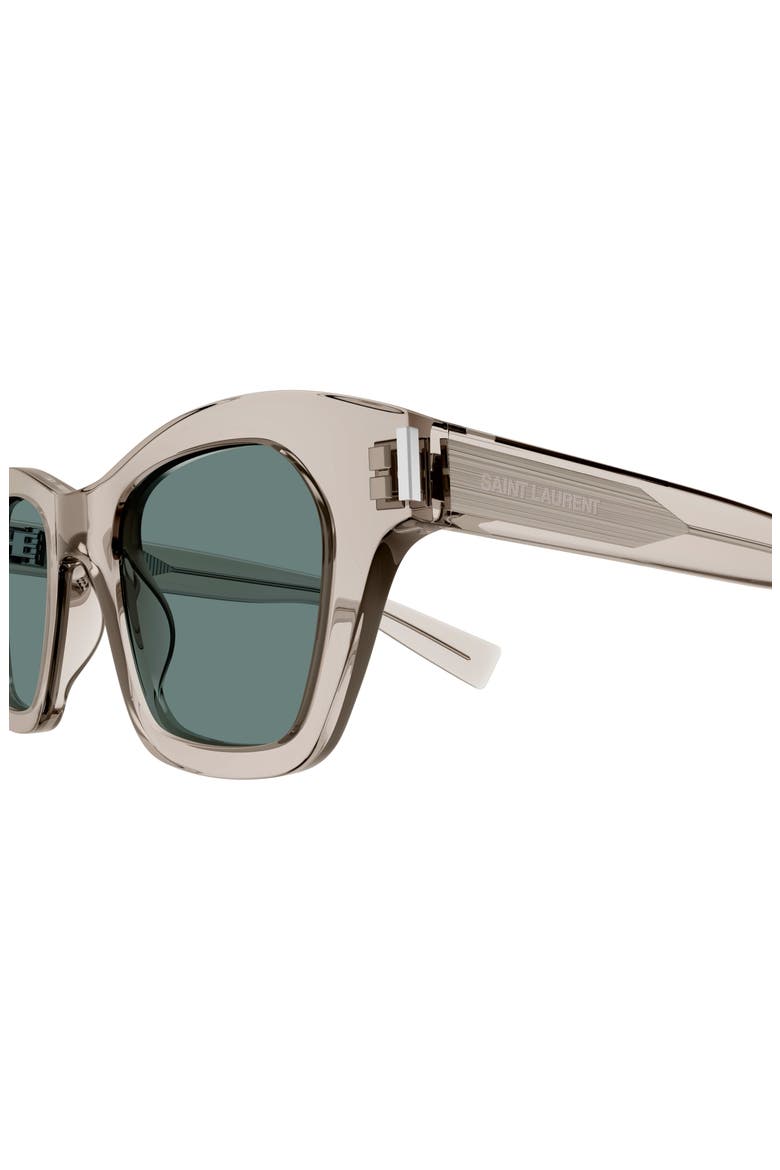 47mm Small Rectangular Sunglasses, Alternate, color, BEIGE