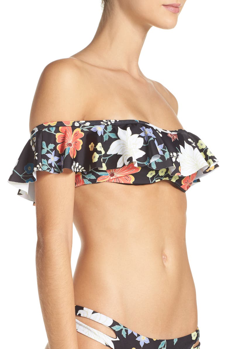 BYRDS OF PARADISE Sanya Off the Shoulder Bikini Top, Alternate, color,
