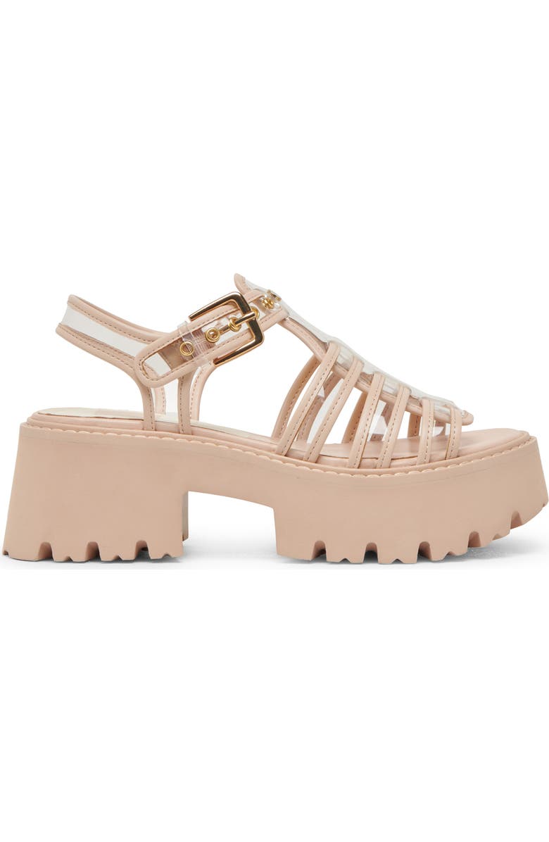 Dolce Vita Latice Strappy Sandal, Alternate, color, Crystal Vinyl