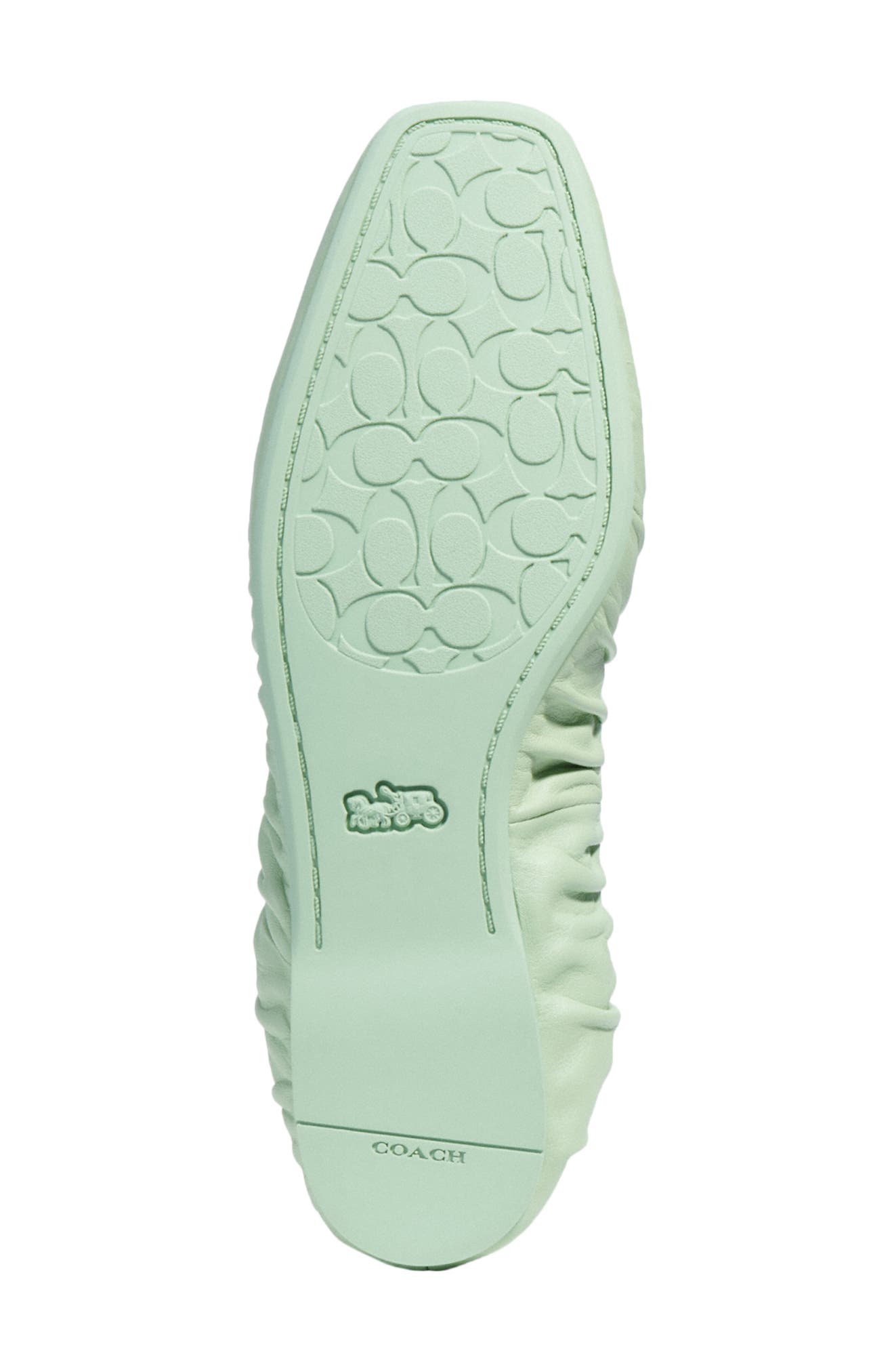Eleanor Leather Flat, Alternate, color, PALE PISTACHIO