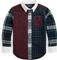 Polo Ralph Lauren Long Sleeve Plaid Cotton Poplin Fun Shirt