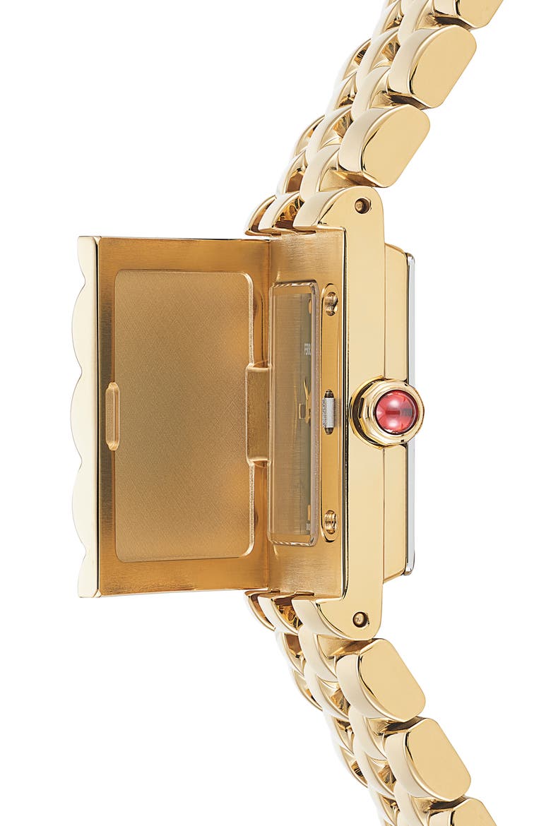 Secret Bracelet Watch, 18.5mm x 30mm, Alternate, color, IP YELLOW GOLD