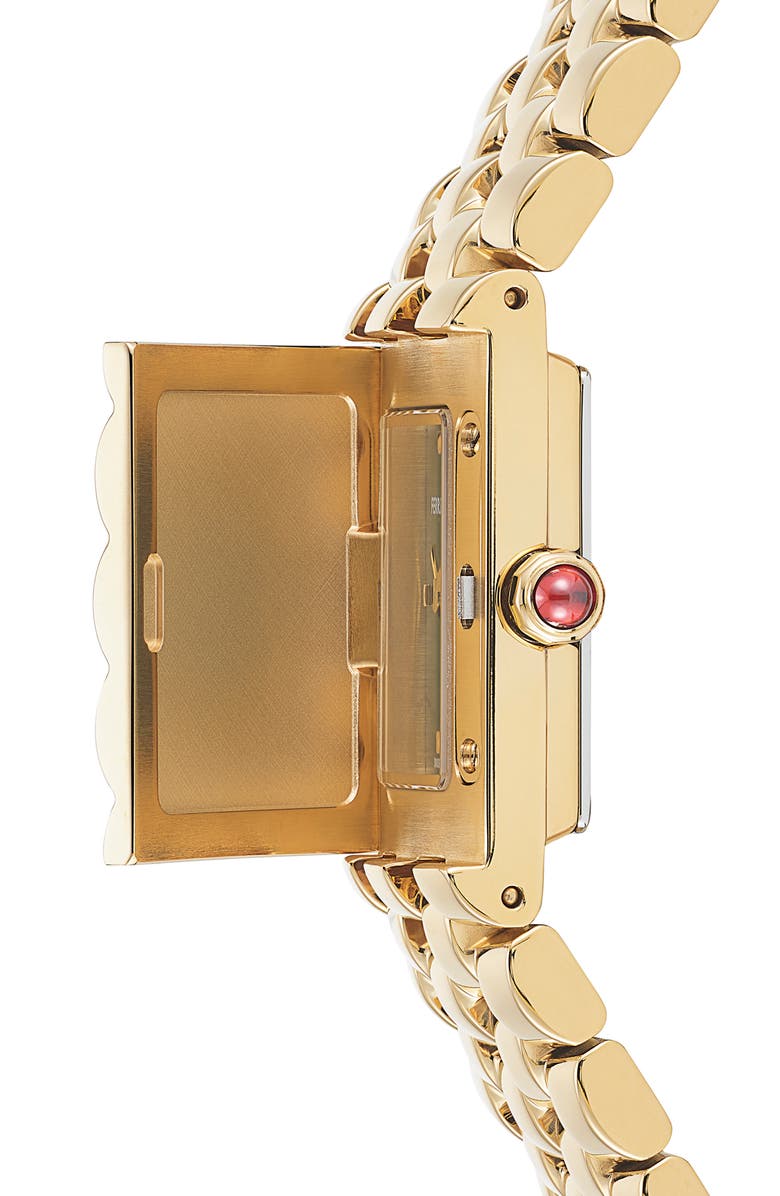 FERRAGAMO Secret Bracelet Watch, 18.5mm x 30mm, Alternate, color, Ip Yellow Gold