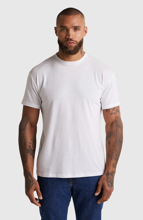 Epic Fits Crew Neck T-shirts In White