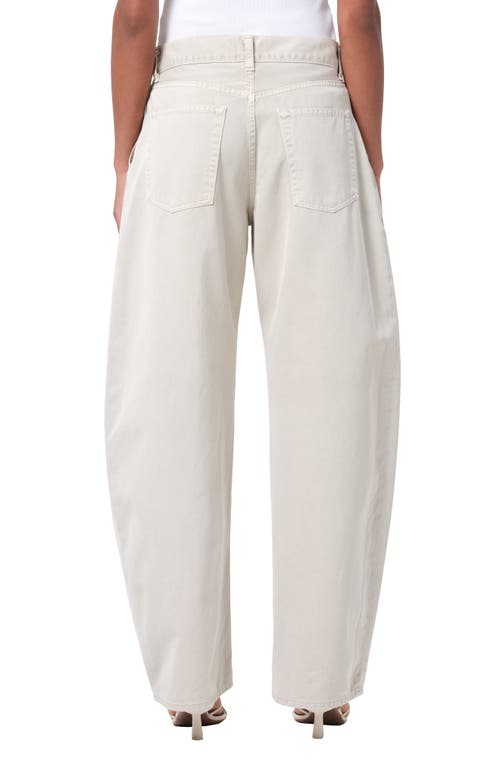 Agolde Sefton Pleated High Waist Barrel Twill Pants
