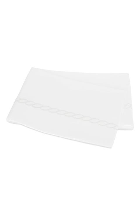Classic Chain Cotton Percale Flat Sheet