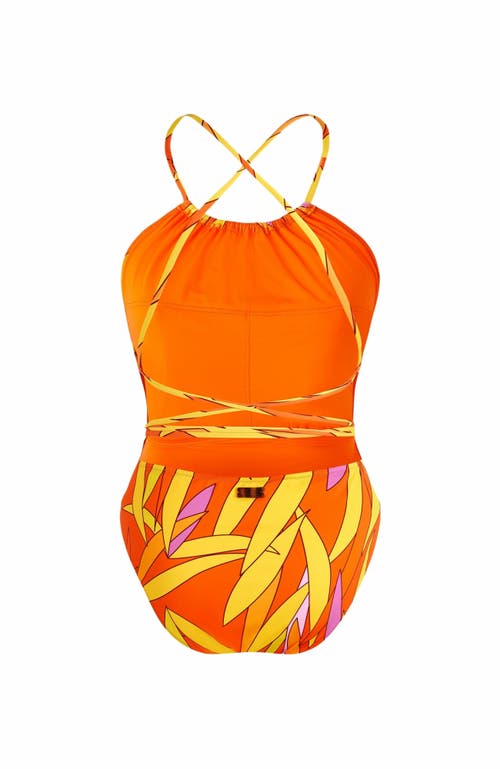 Shop Vilebrequin Madrague Backless One-piece Swimsuit