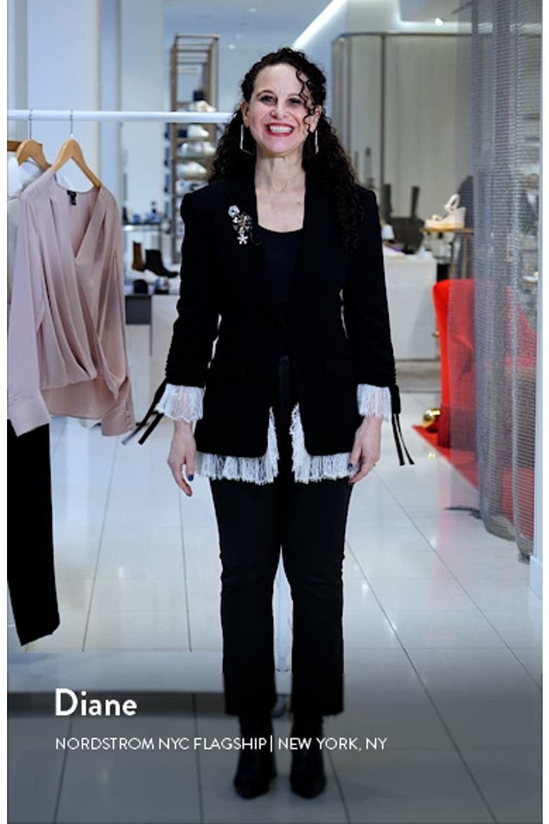 Le Petit Roxie Crystal & Imitation Pearl Detail Jacket video