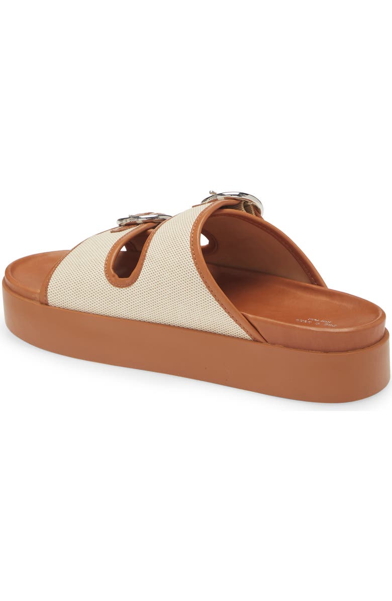 rag & bone Geo Buckle Platform Slide Sandal, Alternate, color,