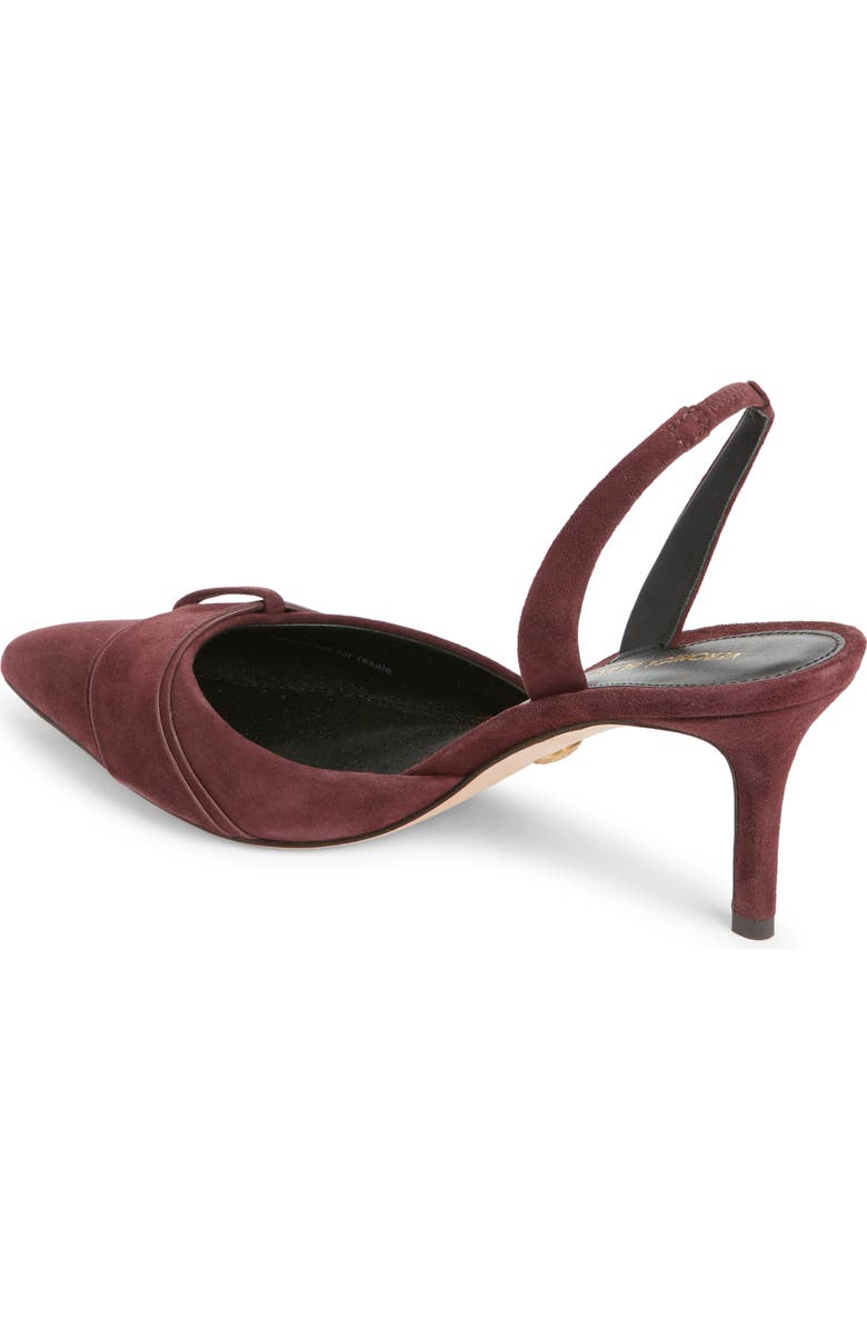 Veronica Beard Lisbeth Slingback Pointed Toe Pump, Alternate, color, Port